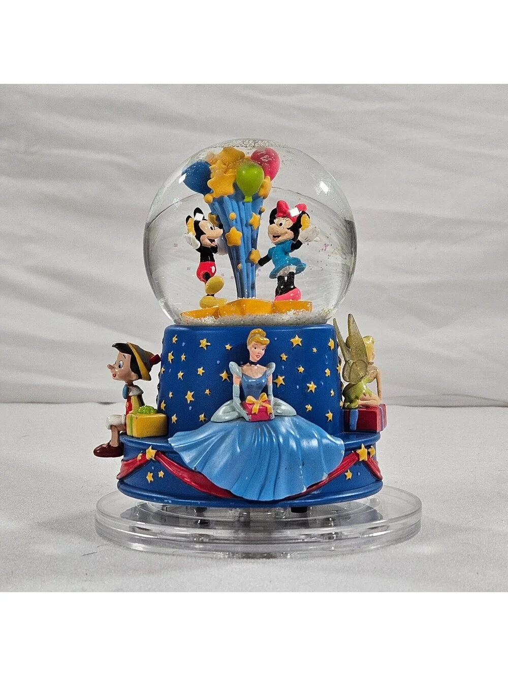 Walt Disney 100 Snowglobe Music Box 